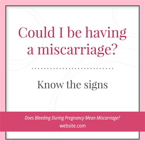 Does Bleeding Mean Miscarriage Pro Life Ribbon