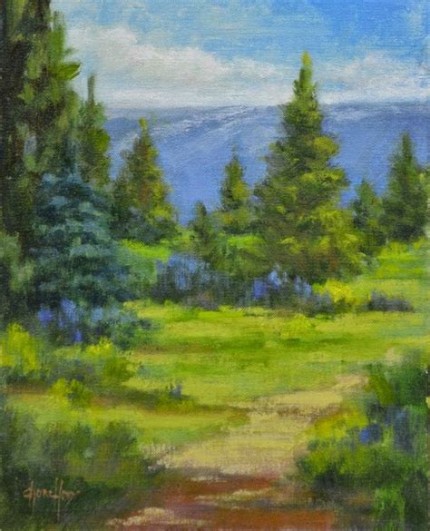 Barbara Churchley Fine Art Impressionism Landscape Oil Painting A