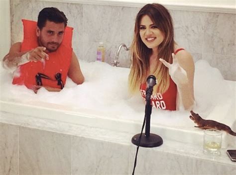 Khloe Kardashian Takes A Bubble Bath With Scott Disick See The Pic