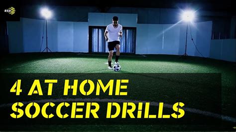 Top 4 Stationary Soccer Drills You Can Do At Home Youtube