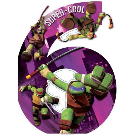Ninja Turtle Birthday Card