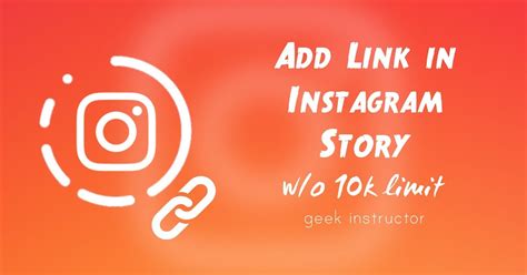How To Add Links In Instagram Story Without 10k Followers