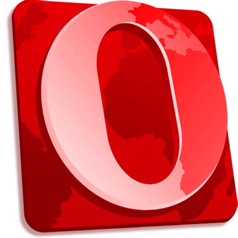 Red Opera Icon Colorful Opera Icons