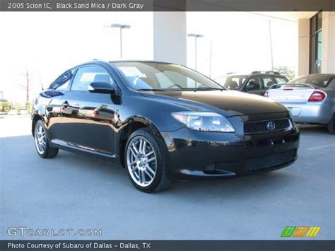 Black Sand Mica 2005 Scion Tc Dark Gray Interior