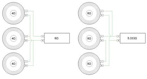 Wiring subwoofers parallel vs series. 3 woofers, how do you wire them? - Techtalk Speaker Building, Audio, Video Discussion Forum