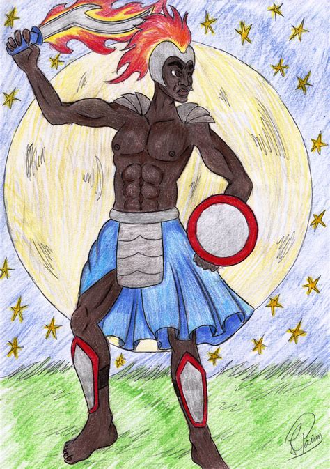 Ogun African Warrior God By Julyderp On Deviantart