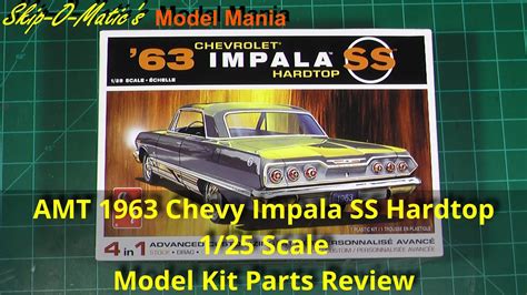 Amt 1963 Chevrolet Impala Ss Hardtop 125 Scale Whats In The Kit