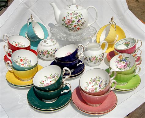 Gorgeous Aynsley Tea Set Fine Bone China For Afternoon Tea