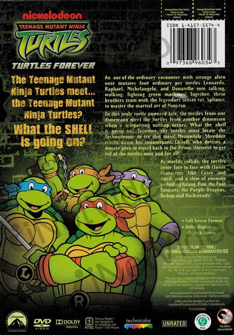 Teenage Mutant Ninja Turtles Turtles Forever On Dvd Movie