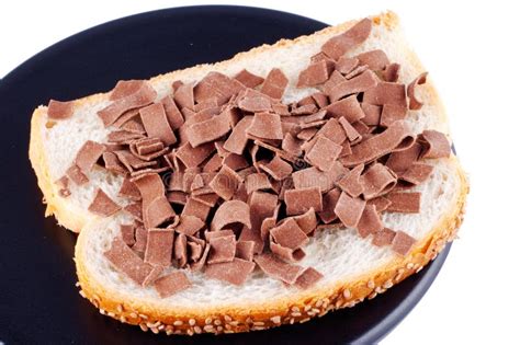 Chocolate Sprinkles On Bread 2 Stock Image Image Of Close Brown 5346595