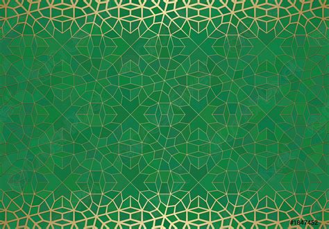 Abstract Background With Islamic Ornament Arabic Geometric Texture