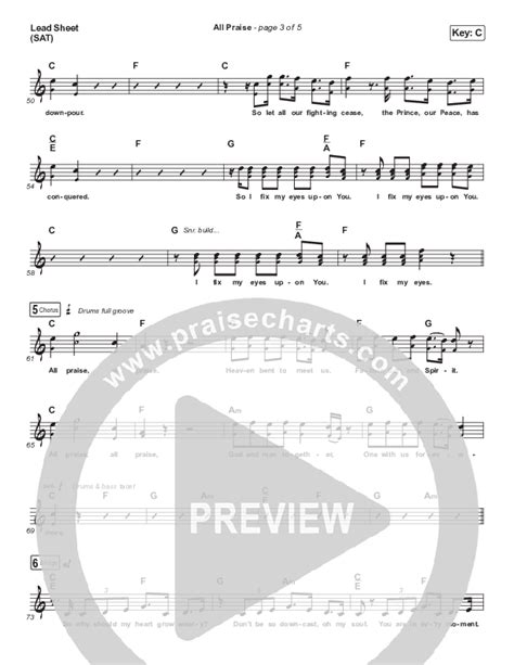 All Praise Sing Praise Live From Passion 2020 Sheet Music Pdf Passion Sean Curran