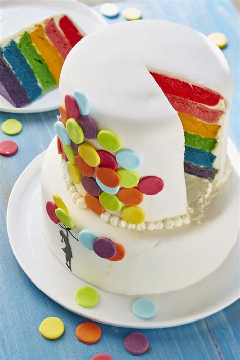 Recettes de desserts et pâtisseries. Rainbow Cake - Temps : 2h - Difficulté : Facile - Recette ...