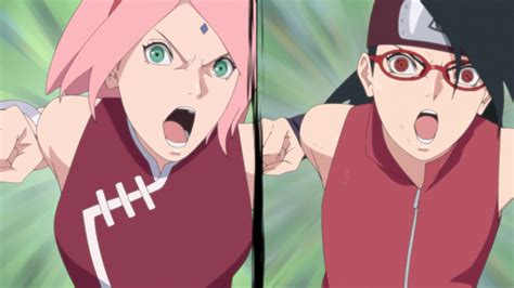 sarada vs sakura uchiha sarada fotografia 43603944 fanpop