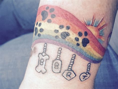 Details More Than 57 Rainbow Bridge Tattoo Best Incdgdbentre