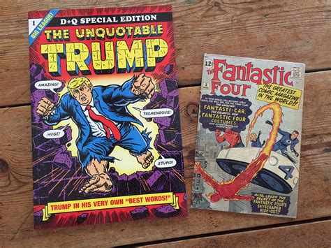 Trumps Dumbest Utterances Presented As Comic Book Covers Boing Boing
