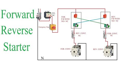 Motor Forward Reverse Control Circuit Diagram