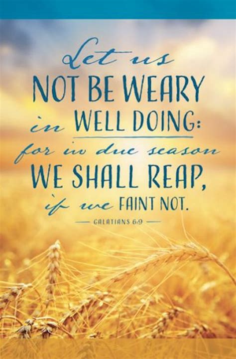 Shop The Word Bulletin Let Us Not Be Weary In Well Doing Galatians