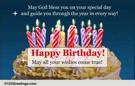 Blessings For Birthday Free Birthday Blessings Ecards Greeting Cards