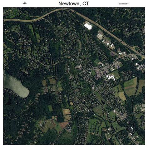 Aerial Photography Map Of Newtown Ct Connecticut