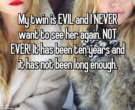 People Reveal The Reasons Why They Hate Their Twin Daily Mail Online