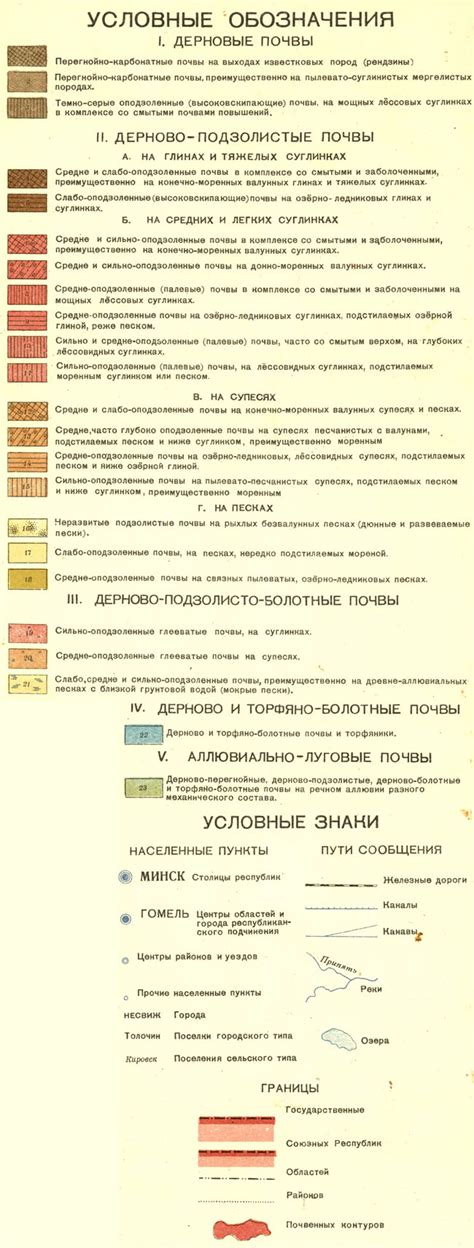 Почвенная карта Беларуси 1948 г Карта Интерактивная карта Генеалогия