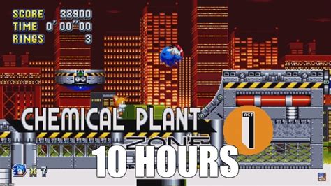 Sonic Mania Chemical Plant Zone Act 1 Extended 10 Hours Youtube