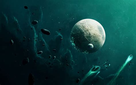 outer, Space, Planets, Moon, Asteroids Wallpapers HD / Desktop and ...