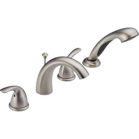 I want to install a hand shower, but don't see any hardware online that will allow me to do this. Classic 2-Handle Deck-Mount Roman Tub Faucet with Hand ...