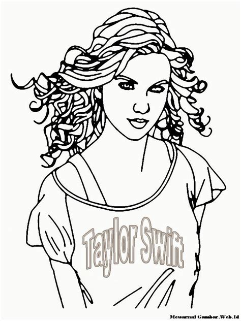 Taylor Coloring Pages At Free Printable Colorings