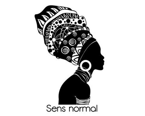 Illustration vectorielle des femmes africaines silhouette modèles de mode, de belles femmes noires sur fond blanc. http://www.decofrance59.com/4577-thickbox_default/sticker ...