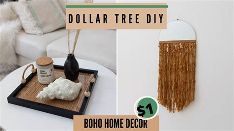 Easy Dollar Tree Diy Boho Home Decor Youtube