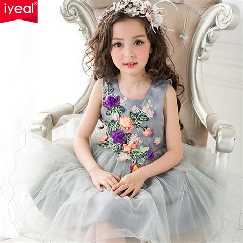 Buy Iyeal Princess Kids Dresses For Girls Clothes