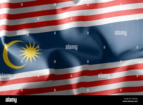 3d Illustration Flag Of Kuala Lumpur Is A State Of Malaysia Waving On