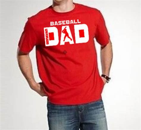 Personalized Baseball Dad T Shirt By Sidelinedivas On Etsy