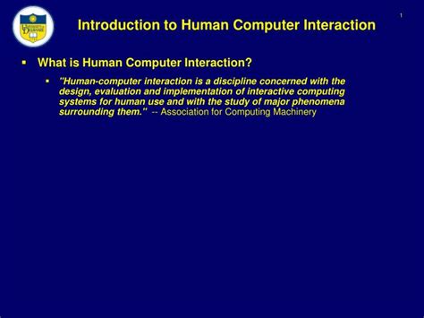 Ppt Introduction To Human Computer Interaction Powerpoint