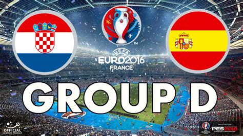 It is the first time croatia will face spain in the knockout stages of the european championship. PES 2016 - EURO 2016 - Group D - Croatia v Spain - YouTube