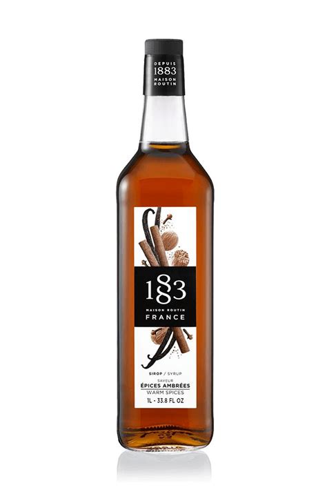 1883 Warm Spices Syrup For Cocktails And Drinks 1883 Maison Routin