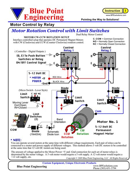 Limit Switch Wiring Diagram Motor