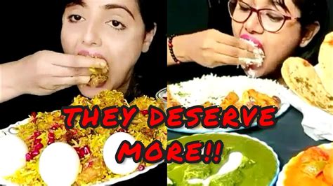 Most😱underrated Mukbangers Indian Food Mukbang Asmr Foodylicious India Youtube