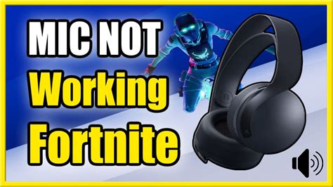 How To Fix Mic Not Working In Fortnite On Ps5 Fast Tutorial Youtube