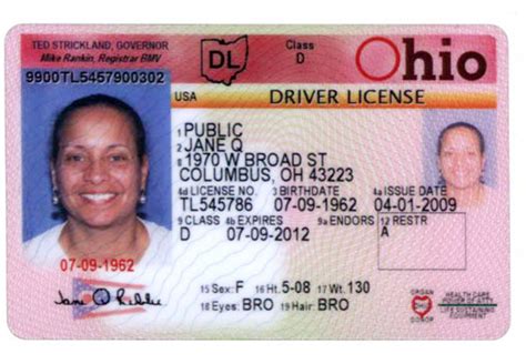 Ohio Drivers License Barcode Format Energysafety