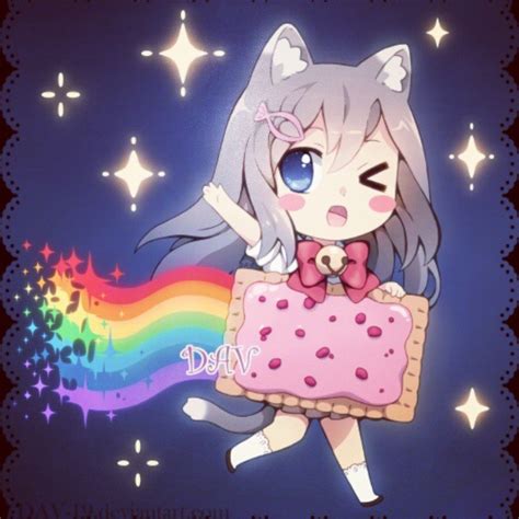 Nyan Nyancat Nyan Katze Neko Rainbowpower Rainbow