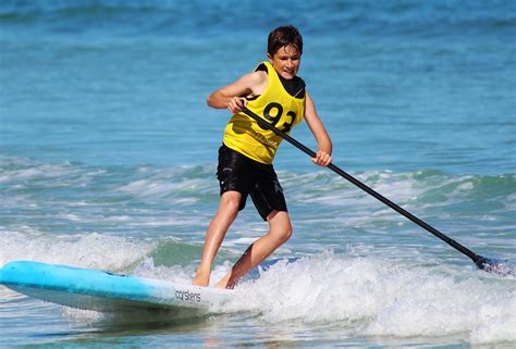 Stand Up Paddle Board Sup En Sjov Sport Livets Små Ting