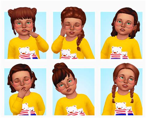 Naevys Sims Hair For Toddler Sims 4 Toddler Sims 4 Toddler Hair Sims 4
