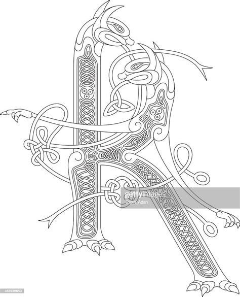 Ornamental Celtic Initial K Drawing High Res Vector Graphic Getty Images