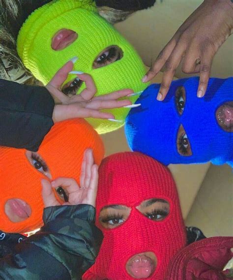 Pfp Baddie Ski Mask Aesthetic Gangsta Ski Mask Girls Novocom Top