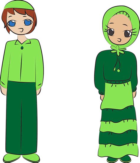 Detail Gambar Kartun Anak Sekolah Muslim Koleksi Nomer 34