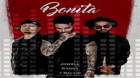 J Balvin Bonita Ft Jowell Y Randy Official Audio Youtube