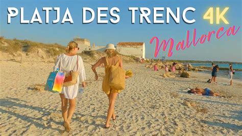 Walking Tour Platja Des Trenc Beach Walk Mallorca Majorca Spain October K